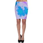Blue And Purple Clouds Bodycon Skirt
