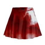 Cherry Cream Sky Mini Flare Skirt