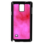 Pink Clouds Samsung Galaxy Note 4 Case (Black)