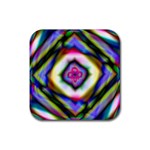 Rippled Geometry  Rubber Coaster (Square)