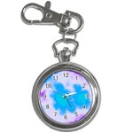 Blue And Purple Clouds Key Chain Watch