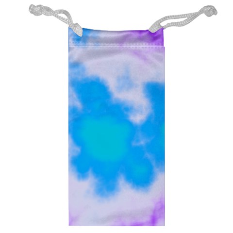 Blue And Purple Clouds Jewelry Bag from ArtsNow.com Front