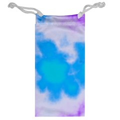 Blue And Purple Clouds Jewelry Bag from ArtsNow.com Back