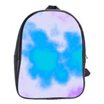 Blue And Purple Clouds School Bag (XL)