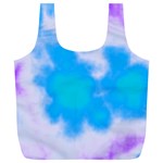 Blue And Purple Clouds Full Print Recycle Bag (XL)