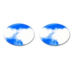Blue Cloud Cufflinks (Oval)