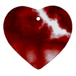 Cherry Cream Sky Heart Ornament (Two Sides)
