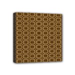 Basket Weave Mini Canvas 4  x 4  (Stretched)