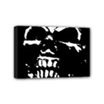 Morbid Skull Mini Canvas 6  x 4  (Stretched)