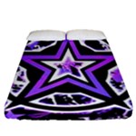 Purple Star Fitted Sheet (Queen Size)