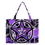 Purple Star Medium Tote Bag