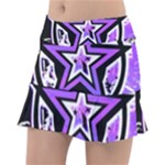 Purple Star Tennis Skirt