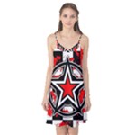Star Checkerboard Splatter Camis Nightgown 