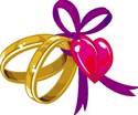 Wedding Heart & Rings