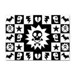 Gothic Punk Skull Sticker A4 (100 pack)
