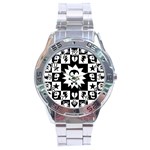 Gothic Punk Skull Stainless Steel Analogue Men’s Watch