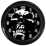 Morbid Skull Wall Clock (Black)