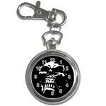 Morbid Skull Key Chain Watch