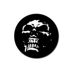 Morbid Skull Magnet 3  (Round)