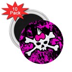 Punk Skull Princess 2.25  Magnet (10 pack)