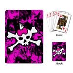 Punk Skull Princess Playing Cards Single Design