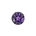 Purple Star 1  Mini Button