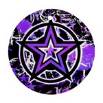 Purple Star Ornament (Round)
