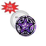 Purple Star 1.75  Button (100 pack) 