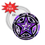 Purple Star 2.25  Button (10 pack)