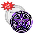 Purple Star 2.25  Button (100 pack)