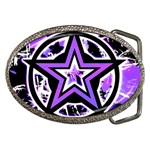 Purple Star Belt Buckle