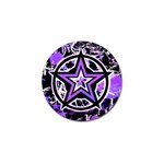 Purple Star Golf Ball Marker