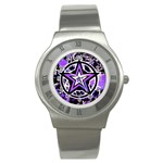 Purple Star Stainless Steel Watch