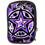 Purple Star Compact Camera Leather Case