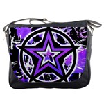 Purple Star Messenger Bag