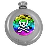 Rainbow Skull Hip Flask (5 oz)