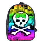 Rainbow Skull School Bag (XL)