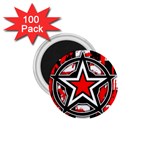 Star Checkerboard Splatter 1.75  Magnet (100 pack) 
