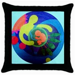Mother&Baby Throw Pillow Case (Black)