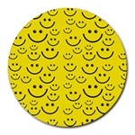 Smiley Face Round Mousepad