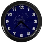 Sagittarius Stars Wall Clock (Black)
