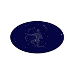 Sagittarius Stars Sticker (Oval)