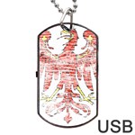Brandenburg Coat Of Arms Dog Tag USB Flash (One Side)