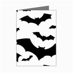 Deathrock Bats Mini Greeting Card
