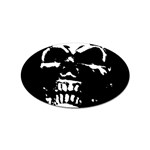 Morbid Skull Sticker (Oval)