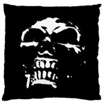 Morbid Skull Large Flano Cushion Case (One Side)