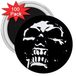 Morbid Skull 3  Magnet (100 pack)