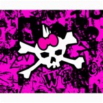 Punk Skull Princess Canvas 16  x 20 