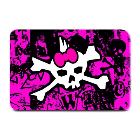 Punk Skull Princess Plate Mat from ArtsNow.com 18 x12  Plate Mat