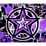Purple Star Canvas 20  x 24 